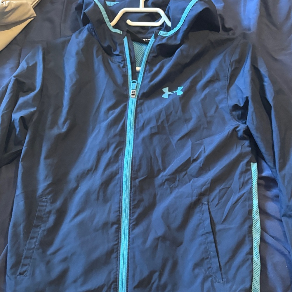 Under Armour Kids Navy Blue Raincoat